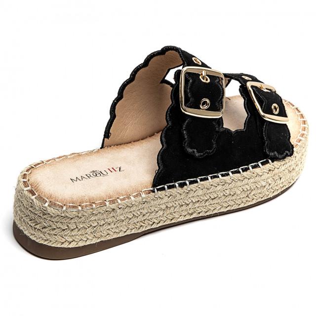 Ideal Shoes Chaussure Femmes Nu-pieds Tongs 3883