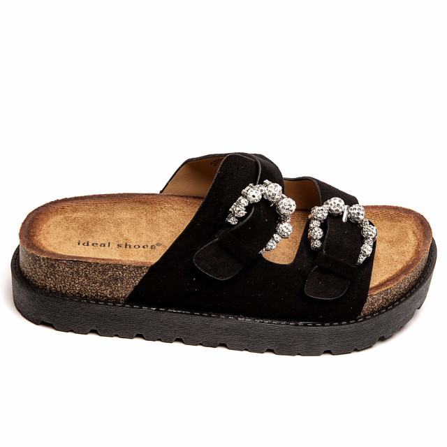 Ideal Shoes Chaussure Femmes Nu-pieds Tongs 3885