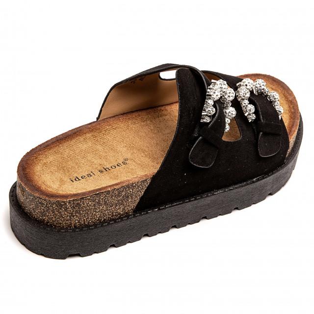 Ideal Shoes Chaussure Femmes Nu-pieds Tongs 3885