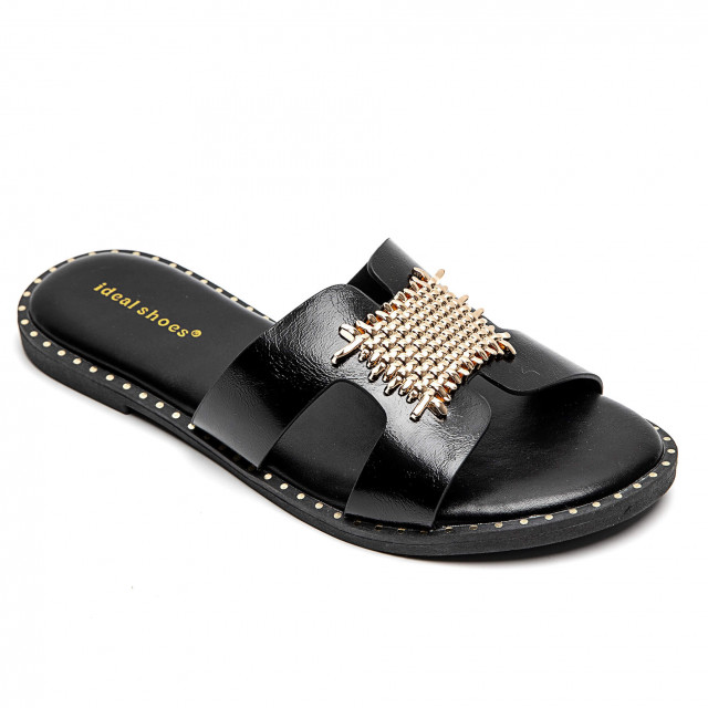 Ideal Shoes Chaussure Femmes Nu-pieds Tongs 5212