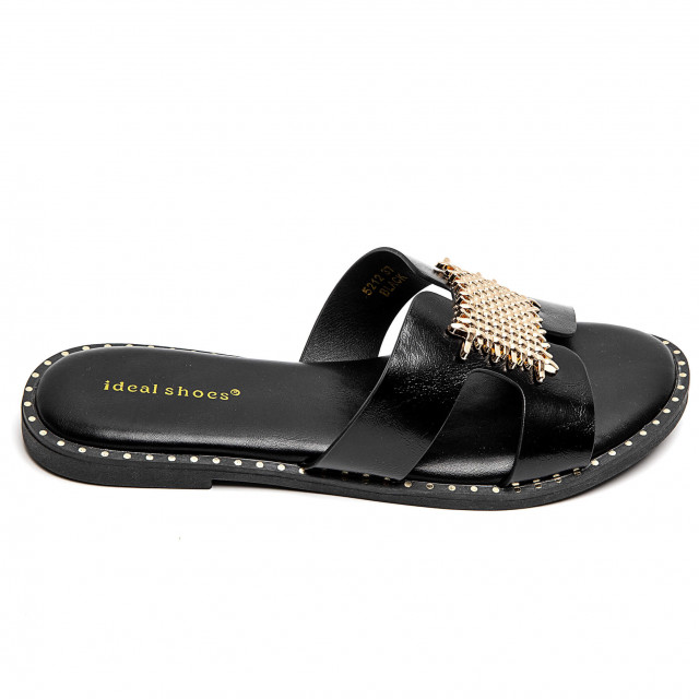 Ideal Shoes Chaussure Femmes Nu-pieds Tongs 5212