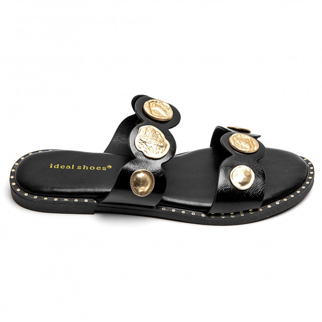 Ideal Shoes Chaussure Femmes Nu-pieds Tongs 5213