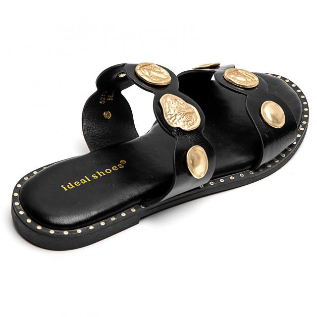 Ideal Shoes Chaussure Femmes Nu-pieds Tongs 5213