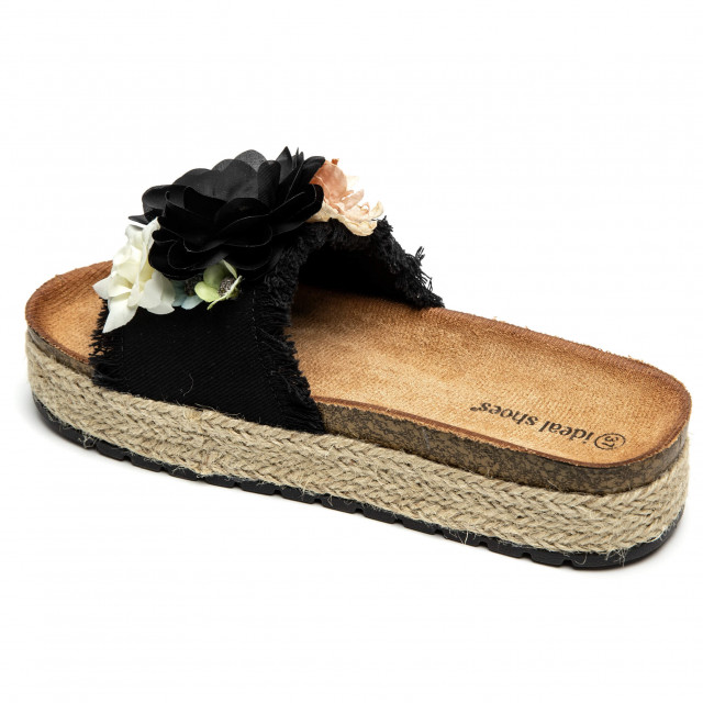 Ideal Shoes Chaussure Femmes Nu-pieds Tongs 5217