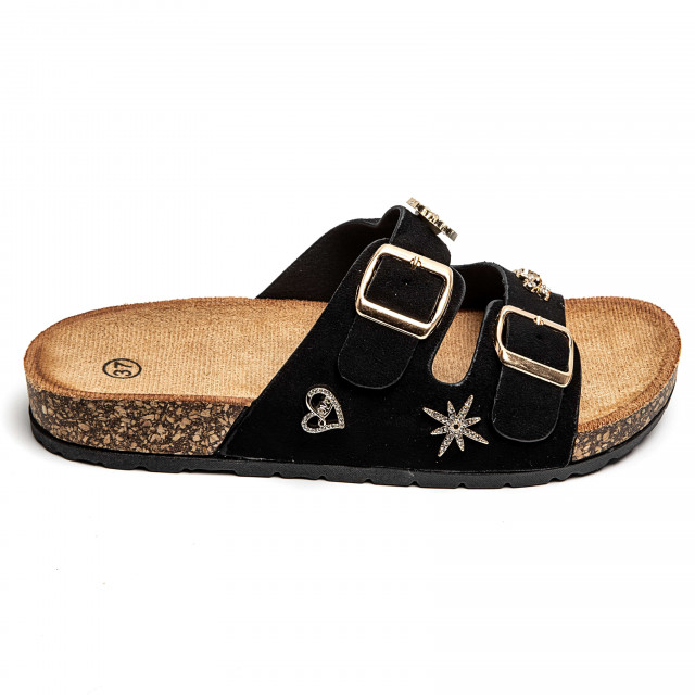 Ideal Shoes Chaussure Femmes Nu-pieds Tongs 5219