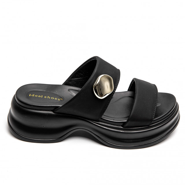 Ideal Shoes Chaussure Femmes Nu-pieds Tongs 5230