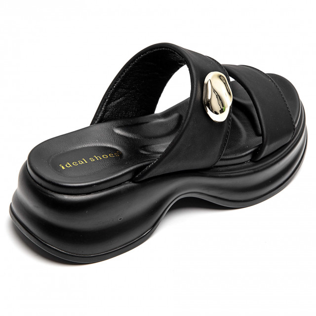 Ideal Shoes Chaussure Femmes Nu-pieds Tongs 5230