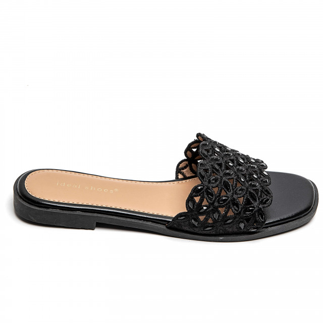 Ideal Shoes Chaussure Femmes Nu-pieds Tongs 5533