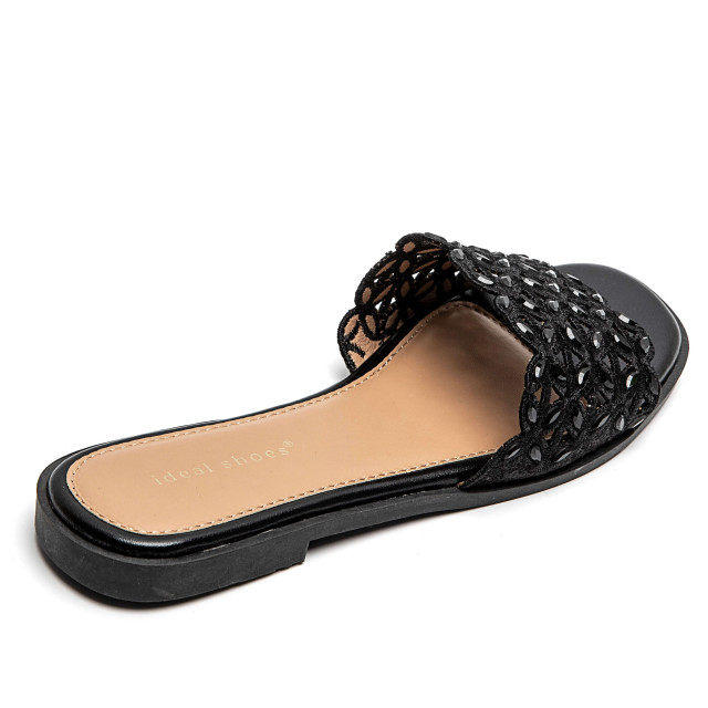Ideal Shoes Chaussure Femmes Nu-pieds Tongs 5533