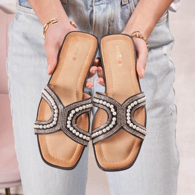 Ideal Shoes Chaussure Femmes Nu-pieds Tongs 5535