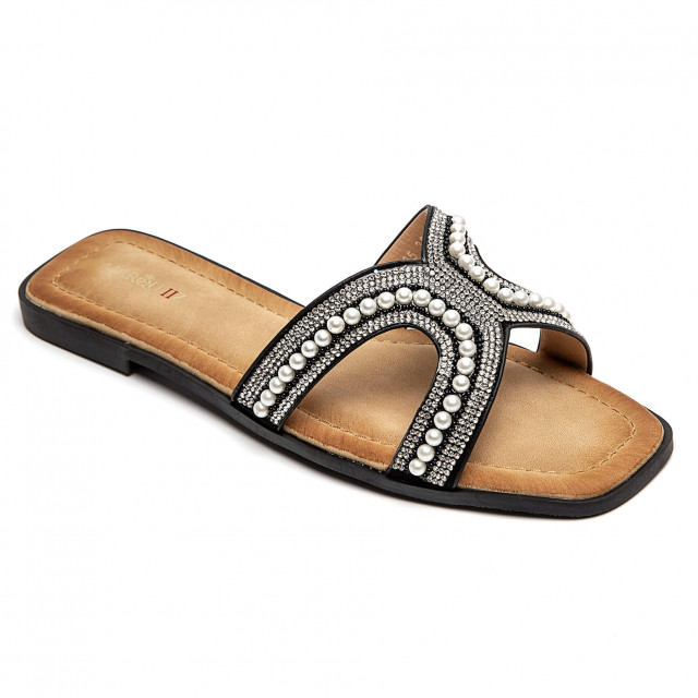 Ideal Shoes Chaussure Femmes Nu-pieds Tongs 5535