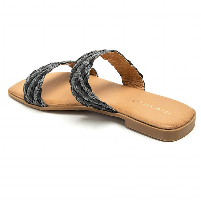 Ideal Shoes Chaussure Femmes Nu-pieds Tongs 6653