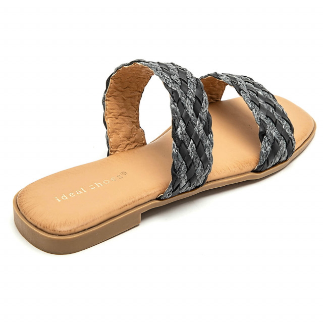 Ideal Shoes Chaussure Femmes Nu-pieds Tongs 6653