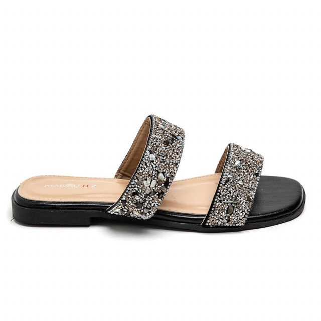 Ideal Shoes Chaussure Femmes Nu-pieds Tongs 6662