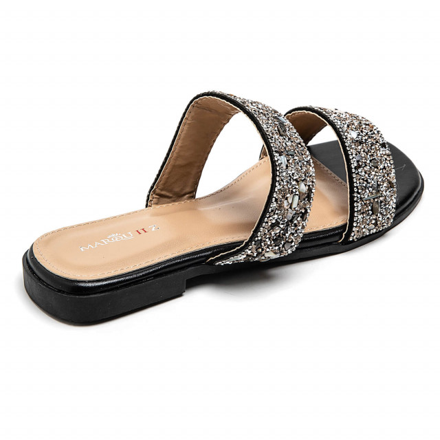 Ideal Shoes Chaussure Femmes Nu-pieds Tongs 6662