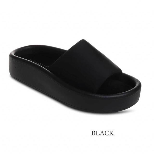 Ideal Shoes Chaussure Femmes Nu-pieds Tongs 6964