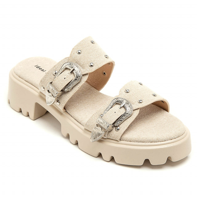 Ideal Shoes Chaussure Femmes Nu-pieds Tongs 8069