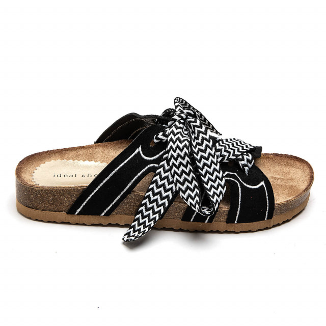 Ideal Shoes Chaussure Femmes Nu-pieds Tongs 8073