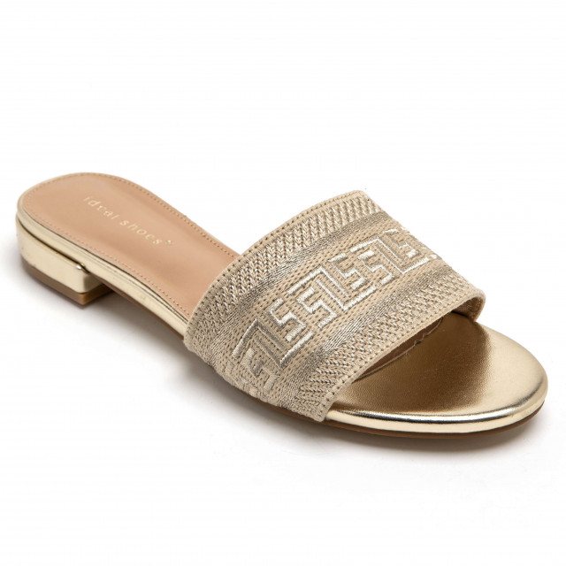 Ideal Shoes Chaussure Femmes Nu-pieds Tongs 8076