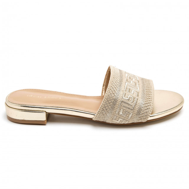 Ideal Shoes Chaussure Femmes Nu-pieds Tongs 8076