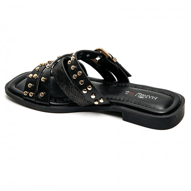 Ideal Shoes Chaussure Femmes Nu-pieds Tongs 9706