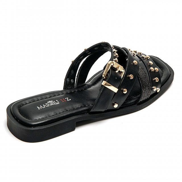 Ideal Shoes Chaussure Femmes Nu-pieds Tongs 9706