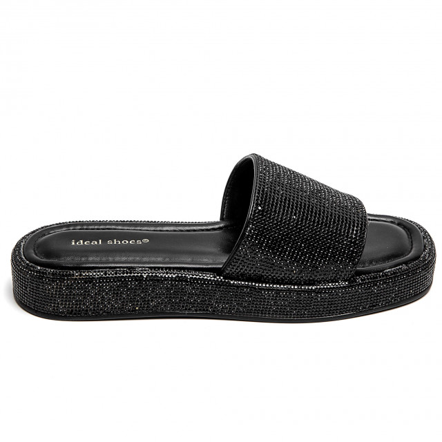 Ideal Shoes Chaussure Femmes Nu-pieds Tongs 9709
