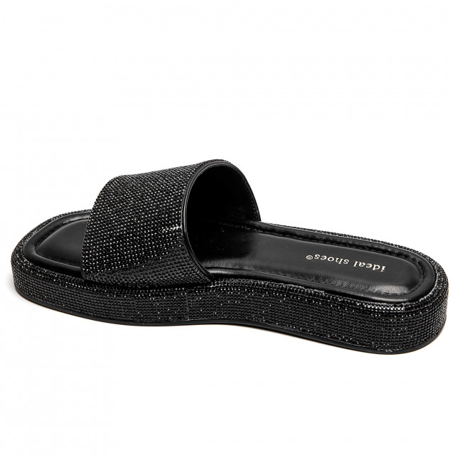 Ideal Shoes Chaussure Femmes Nu-pieds Tongs 9709