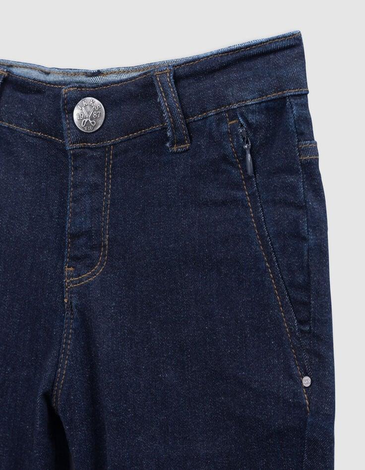 Ikks Bermuda En Jean Brut Upcyclé Poches Zippées Garçon