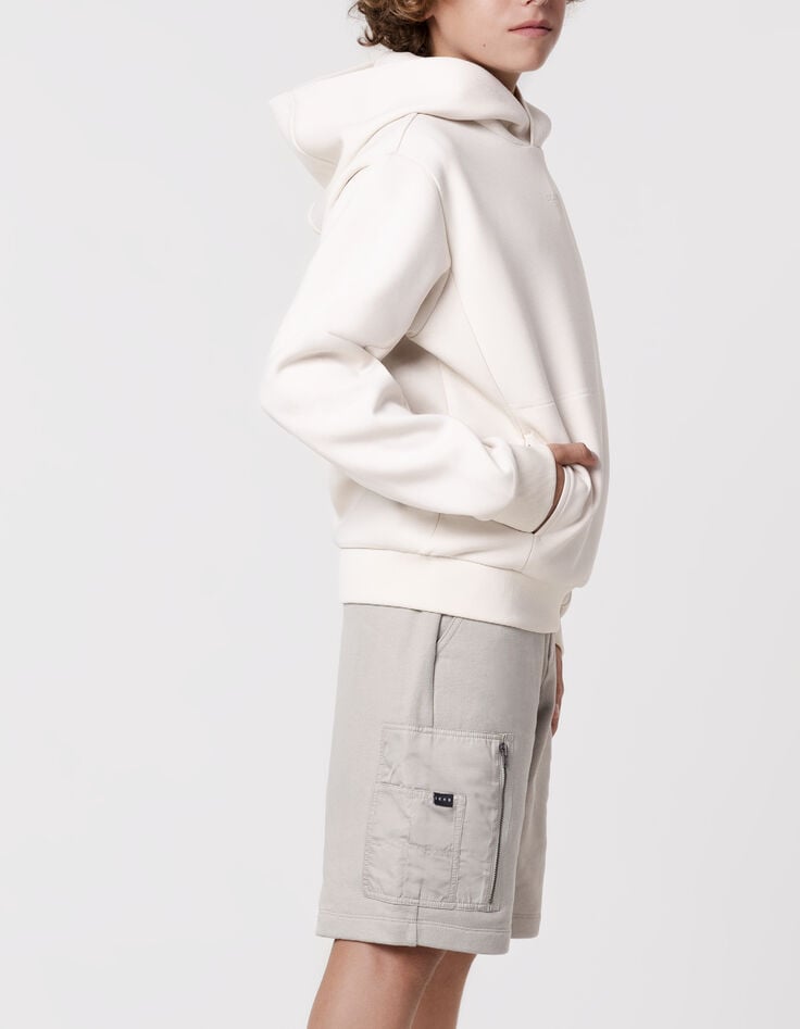 Ikks Bermuda LOOSE Vert Coton Bio Poche Zippée Garçon