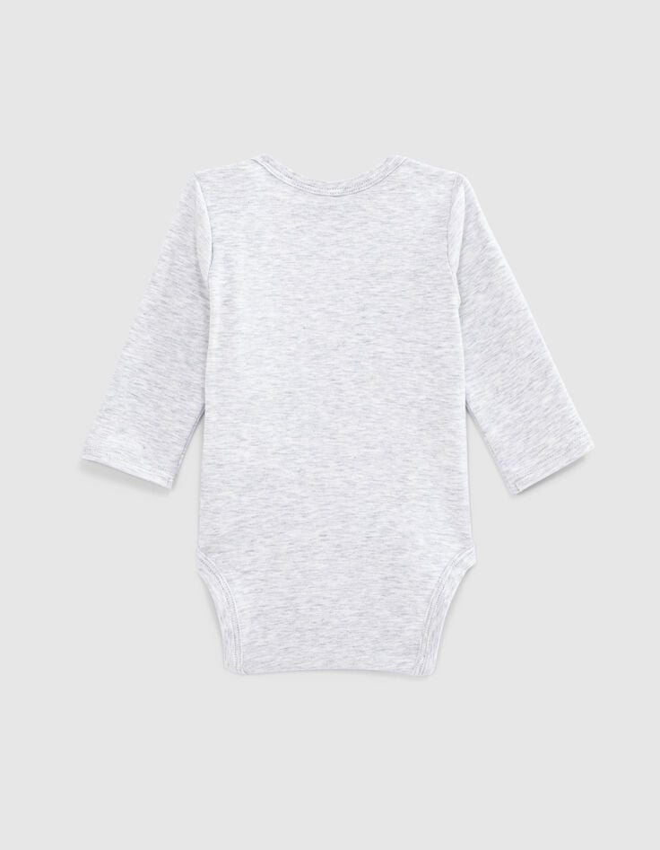 Ikks Body Mastic Chiné Visuel Guitare En Coton Bio Bébé