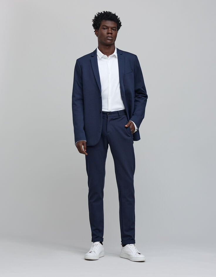 Ikks Chemise EASY Blanche ABSOLUTE DRY En Maille Homme