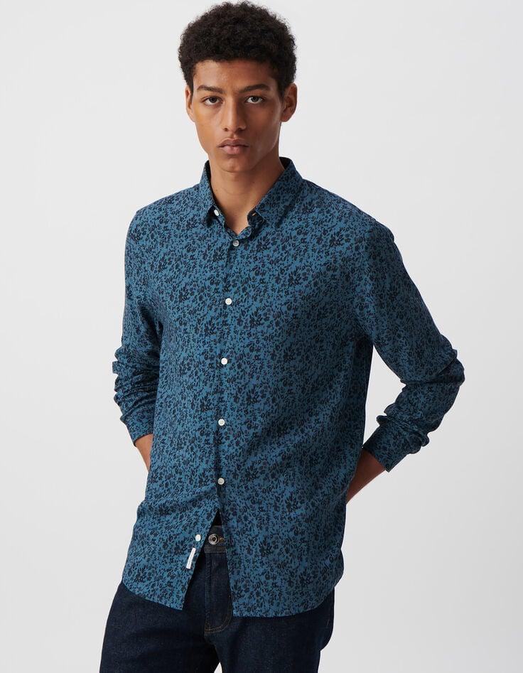 Ikks Chemise REGULAR Orage LENZING™ ECOVERO™ Fleurs Homme