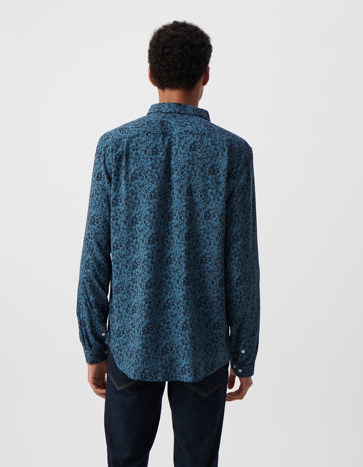 Ikks Chemise REGULAR Orage LENZING™ ECOVERO™ Fleurs Homme