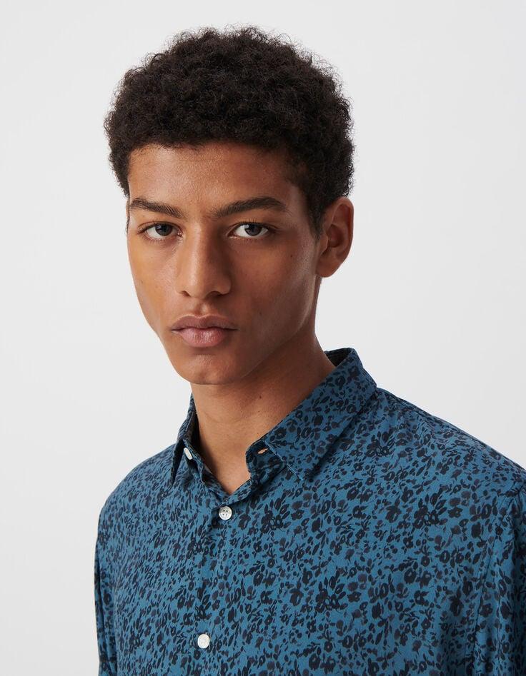 Ikks Chemise REGULAR Orage LENZING™ ECOVERO™ Fleurs Homme