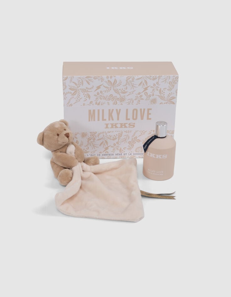 ikks Coffret Milky Love eau de senteur et doudou bébé