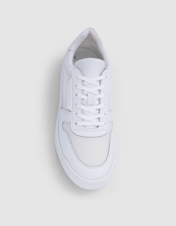 Ikks Baskets Blanches Bi-matières Homme