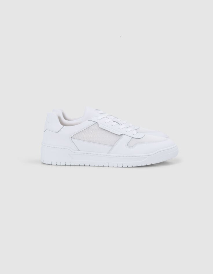 ikks Baskets blanches bi-matières Homme