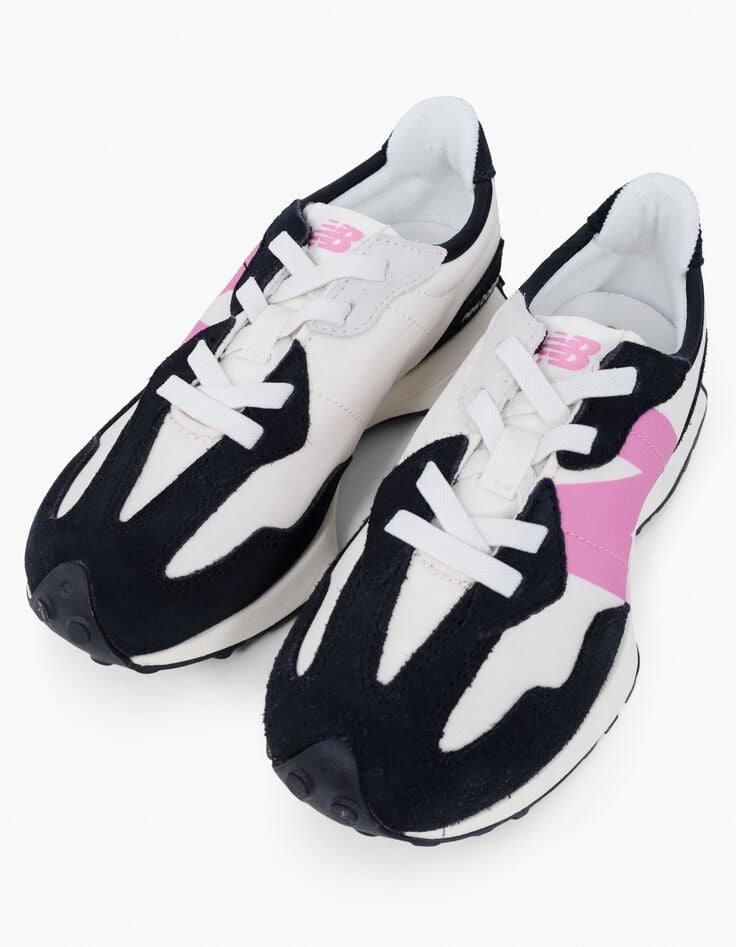 Ikks Baskets Noir écru Rose NEW BALANCE 327 Fille