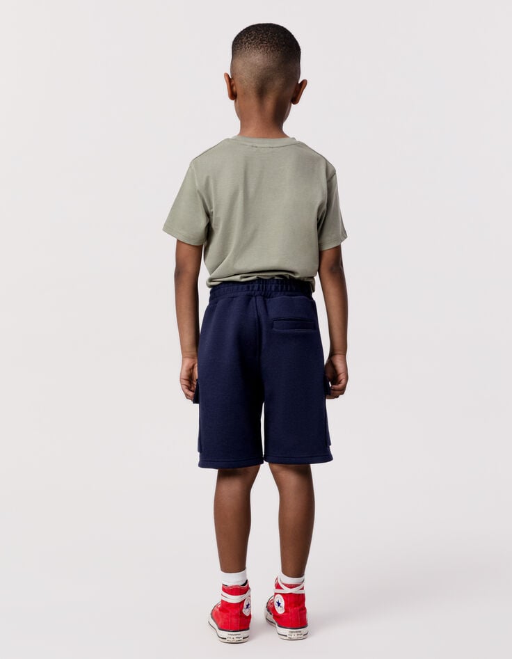 Ikks Bermuda BATTLE Marine Motif Palmier Garçon