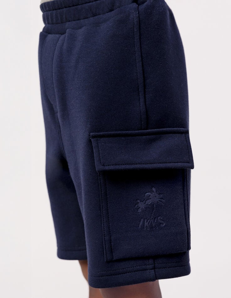 Ikks Bermuda BATTLE Marine Motif Palmier Garçon