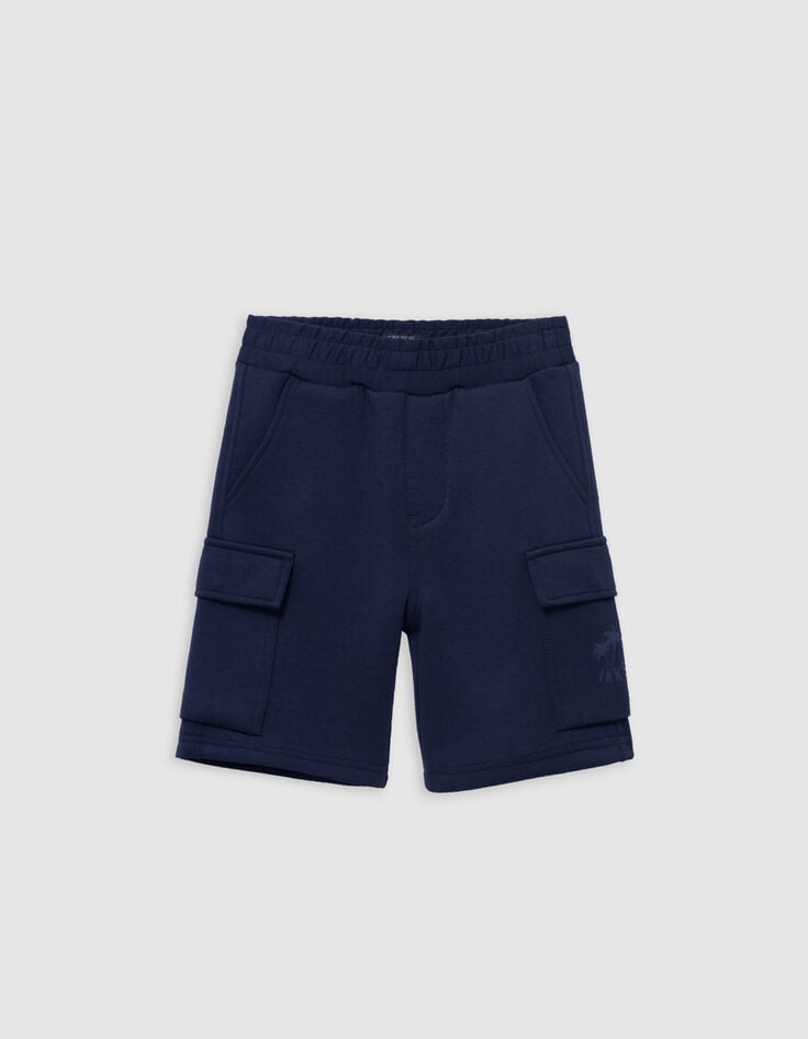 Ikks Bermuda BATTLE Marine Motif Palmier Garçon