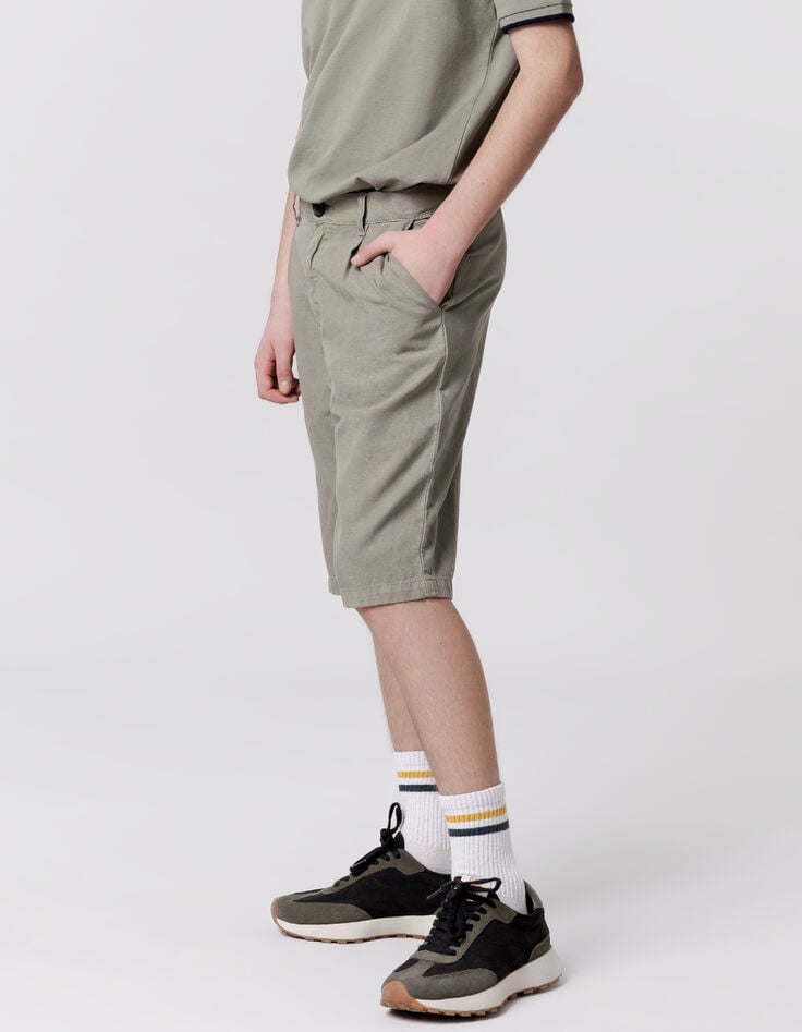 Ikks Bermuda CHINO Kaki Garçon