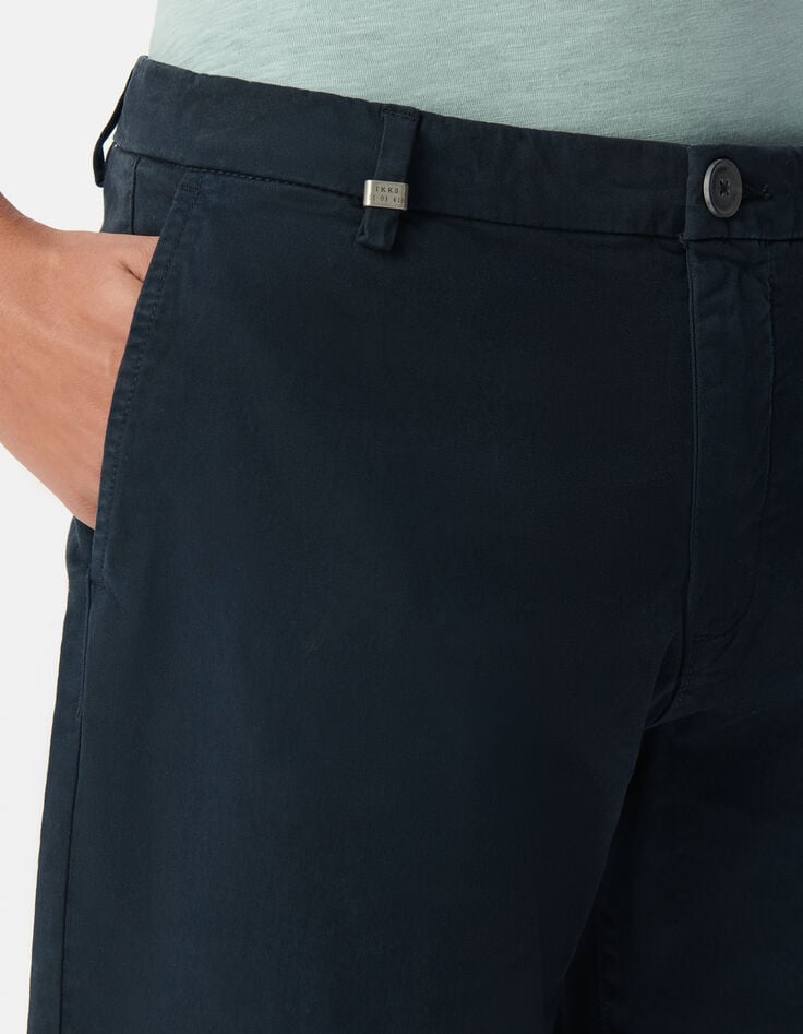 Ikks Bermuda CHINO Marine Homme