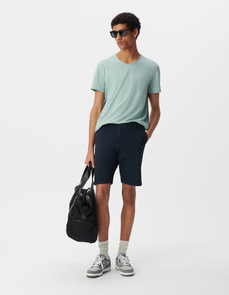 ikks Bermuda CHINO marine Homme