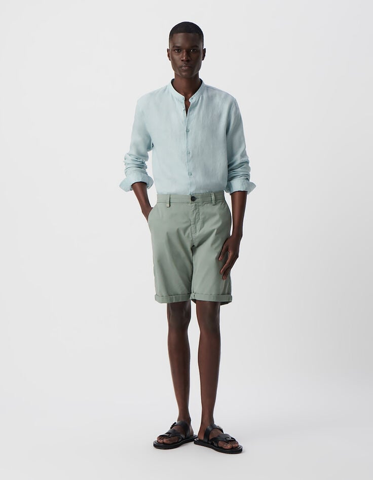 ikks Bermuda CHINO TAPERED horizon Homme