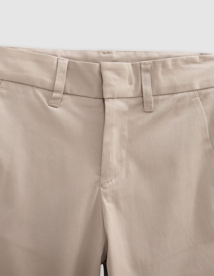 Ikks Bermuda De Costume Cérémonie Beige Garçon