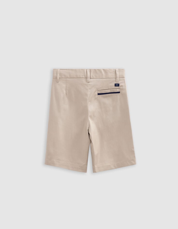 Ikks Bermuda De Costume Cérémonie Beige Garçon