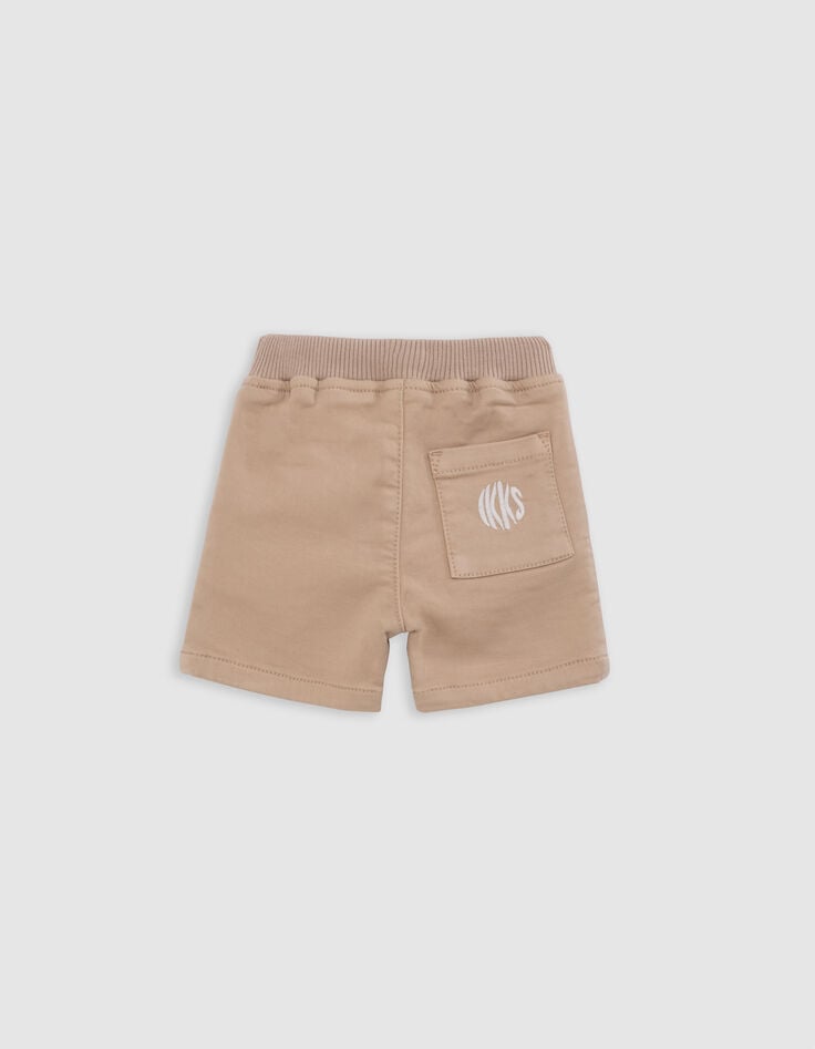 Ikks Bermuda En Jean Beige Bébé Garçon