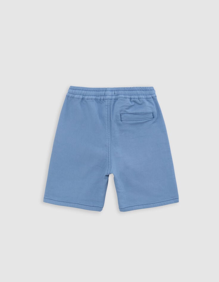Ikks Bermuda LOOSE Bleu En Maille Garçon